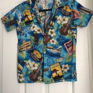 Palmwave Hawaii Hawaiian Button Down Shirt